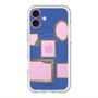 スリムプロテクションプレミアムケース with MagSafe［ Photo Frames - Blue ］