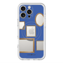 スリムプロテクションプレミアムケース with MagSafe［ Photo Frames - Blue ］