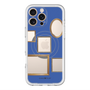 スリムプロテクションプレミアムケース with MagSafe［ Photo Frames - Blue ］