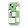 スリムプロテクションプレミアムケース with MagSafe［ Photo Frames - Light Green ］