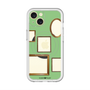 スリムプロテクションプレミアムケース with MagSafe［ Photo Frames - Light Green ］
