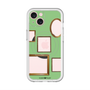 スリムプロテクションプレミアムケース with MagSafe［ Photo Frames - Light Green ］