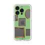 スリムプロテクションプレミアムケース with MagSafe［ Photo Frames - Light Green ］