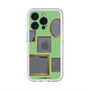 スリムプロテクションプレミアムケース with MagSafe［ Photo Frames - Light Green ］