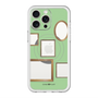 スリムプロテクションプレミアムケース with MagSafe［ Photo Frames - Light Green ］