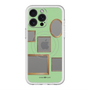 スリムプロテクションプレミアムケース with MagSafe［ Photo Frames - Light Green ］