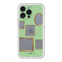 スリムプロテクションプレミアムケース with MagSafe［ Photo Frames - Light Green ］