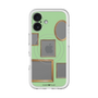 スリムプロテクションプレミアムケース with MagSafe［ Photo Frames - Light Green ］