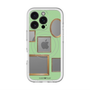 スリムプロテクションプレミアムケース with MagSafe［ Photo Frames - Light Green ］