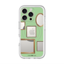 スリムプロテクションプレミアムケース with MagSafe［ Photo Frames - Light Green ］