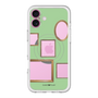 スリムプロテクションプレミアムケース with MagSafe［ Photo Frames - Light Green ］