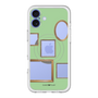 スリムプロテクションプレミアムケース with MagSafe［ Photo Frames - Light Green ］