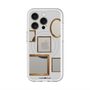 スリムプロテクションプレミアムケース with MagSafe［ Photo Frames - Light Gray ］