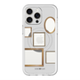 スリムプロテクションプレミアムケース with MagSafe［ Photo Frames - Light Gray ］