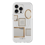 スリムプロテクションプレミアムケース with MagSafe［ Photo Frames - Light Gray ］