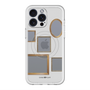 スリムプロテクションプレミアムケース with MagSafe［ Photo Frames - Light Gray ］