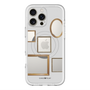 スリムプロテクションプレミアムケース with MagSafe［ Photo Frames - Light Gray ］