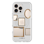 スリムプロテクションプレミアムケース with MagSafe［ Photo Frames - Light Gray ］