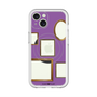 スリムプロテクションプレミアムケース with MagSafe［ Photo Frames - Purple ］