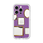 スリムプロテクションプレミアムケース with MagSafe［ Photo Frames - Purple ］