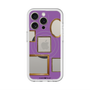 スリムプロテクションプレミアムケース with MagSafe［ Photo Frames - Purple ］
