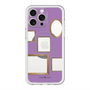 スリムプロテクションプレミアムケース with MagSafe［ Photo Frames - Purple ］