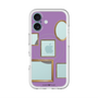 スリムプロテクションプレミアムケース with MagSafe［ Photo Frames - Purple ］