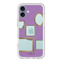 スリムプロテクションプレミアムケース with MagSafe［ Photo Frames - Purple ］
