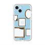 スリムプロテクションプレミアムケース with MagSafe［ Photo Frames - Light Blue ］