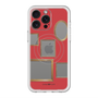スリムプロテクションプレミアムケース with MagSafe［ Photo Frames - Red ］