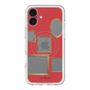 スリムプロテクションプレミアムケース with MagSafe［ Photo Frames - Red ］