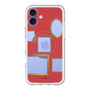 スリムプロテクションプレミアムケース with MagSafe［ Photo Frames - Red ］