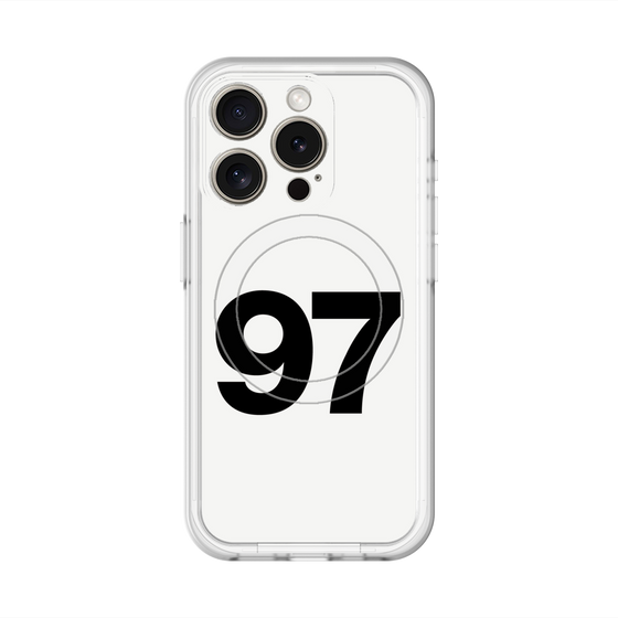 スリムプロテクションプレミアムケース with MagSafe［ No.97 - White ］