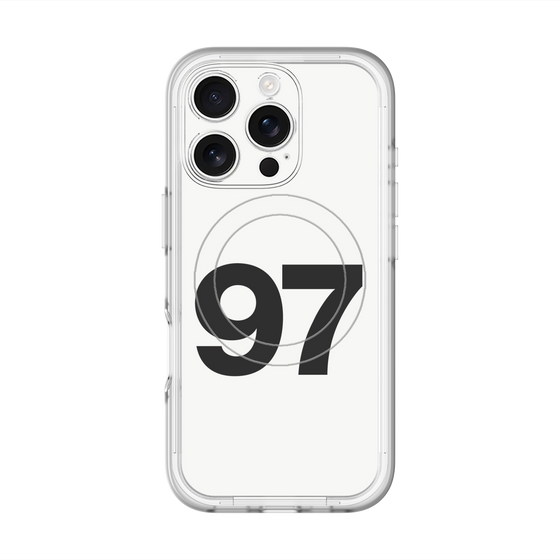スリムプロテクションプレミアムケース with MagSafe［ No.97 - White ］