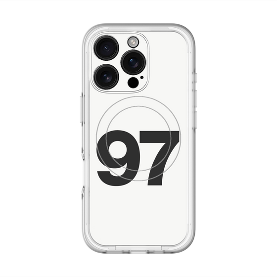 スリムプロテクションプレミアムケース with MagSafe［ No.97 - White ］