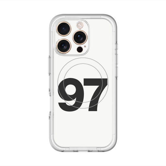 スリムプロテクションプレミアムケース with MagSafe［ No.97 - White ］