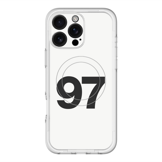スリムプロテクションプレミアムケース with MagSafe［ No.97 - White ］