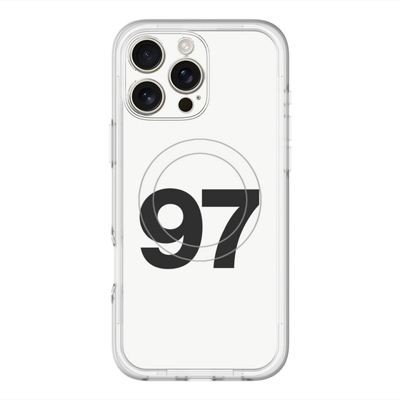 スリムプロテクションプレミアムケース with MagSafe［ No.97 - White ］
