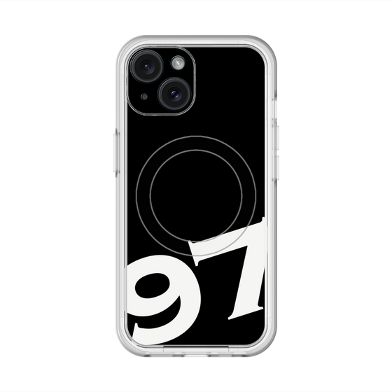 スリムプロテクションプレミアムケース with MagSafe［ No.97 - Black ］