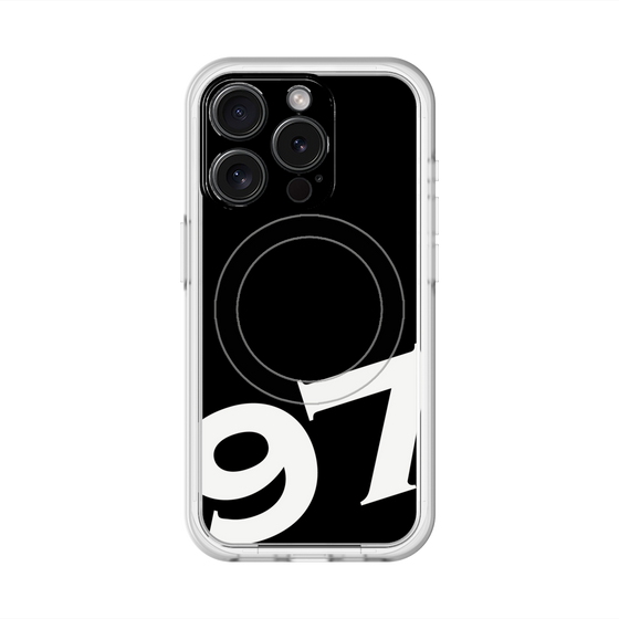 スリムプロテクションプレミアムケース with MagSafe［ No.97 - Black ］