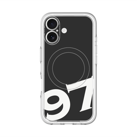 スリムプロテクションプレミアムケース with MagSafe［ No.97 - Black ］