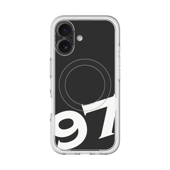 スリムプロテクションプレミアムケース with MagSafe［ No.97 - Black ］
