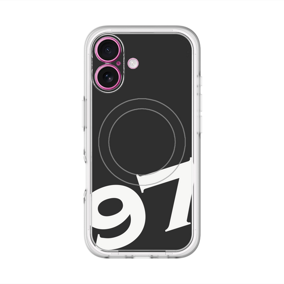 スリムプロテクションプレミアムケース with MagSafe［ No.97 - Black ］