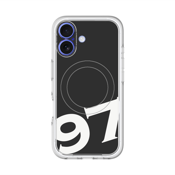 スリムプロテクションプレミアムケース with MagSafe［ No.97 - Black ］