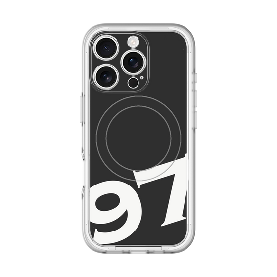 スリムプロテクションプレミアムケース with MagSafe［ No.97 - Black ］
