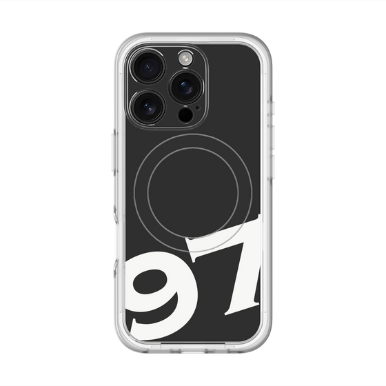 スリムプロテクションプレミアムケース with MagSafe［ No.97 - Black ］