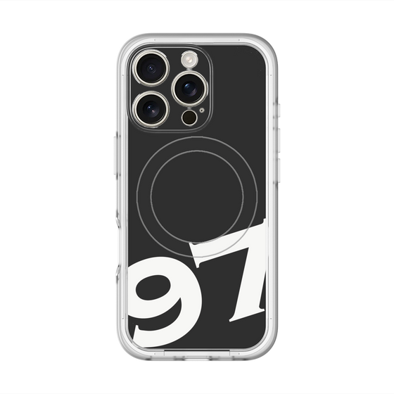 スリムプロテクションプレミアムケース with MagSafe［ No.97 - Black ］