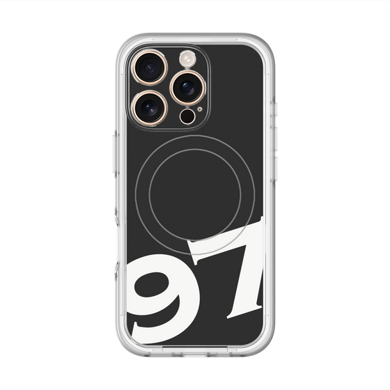 スリムプロテクションプレミアムケース with MagSafe［ No.97 - Black ］