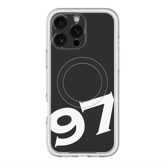 スリムプロテクションプレミアムケース with MagSafe［ No.97 - Black ］