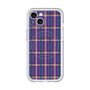 スリムプロテクションプレミアムケース with MagSafe［ Tartan Check - Purple ］